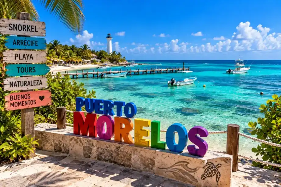 Malecón y Centro de Puerto Morelos